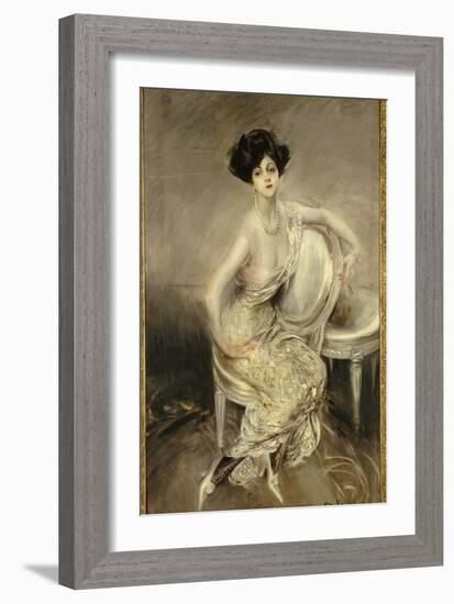 Portrait of Rita de Acosta Lydig, 1911-Giovanni Boldini-Framed Giclee Print