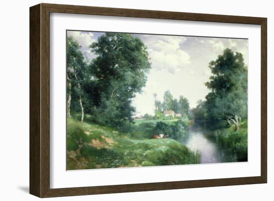 A Long Island River, 1908-Thomas Moran-Framed Giclee Print