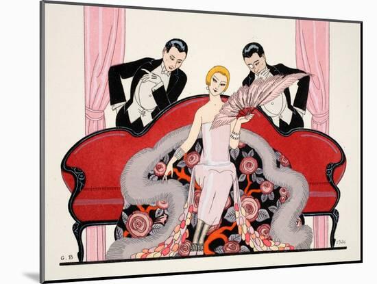 Detail of the Front Cover of 'Falbalas and Fanfreluches, Almanach des Modes-Georges Barbier-Mounted Giclee Print