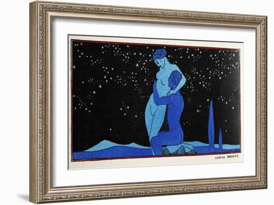 Evening-Georges Barbier-Framed Giclee Print