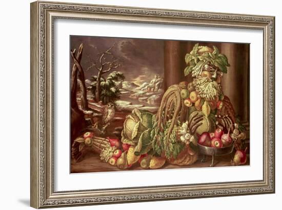 Winter-Giuseppe Arcimboldo-Framed Giclee Print