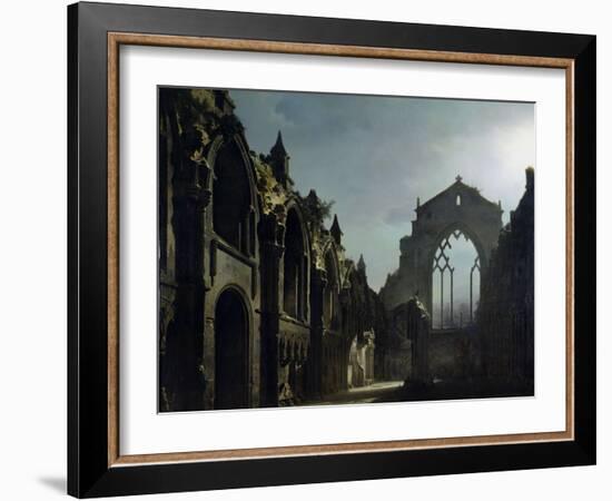 Ruins of Holyrood Chapel-Louis Jacques Mande Daguerre-Framed Giclee Print