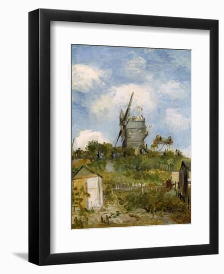 Le Moulin De Blute-Fin, Montmartre, 1886-Vincent van Gogh-Framed Giclee Print