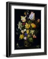 Vase of Flowers-Jan Brueghel the Elder-Framed Giclee Print