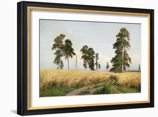 The Field of Wheat, 1878-Ivan Ivanovitch Shishkin-Framed Giclee Print