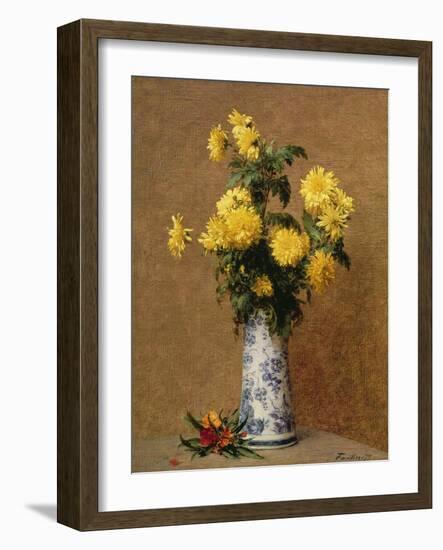 Chrysanthemums, 1879-Henri Fantin-Latour-Framed Giclee Print