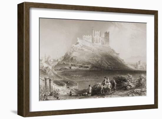 The Rock of Cashel, County Tipperary, Ireland. from 'scenery and Antiquities of Ireland' by…-William Henry Bartlett-Framed Giclee Print