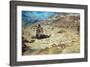 Piper George Findlater (1872-1942) of the Gordon Highlanders Earning the Victoria Cross at Dargai…-Edward Matthew Hale-Framed Giclee Print