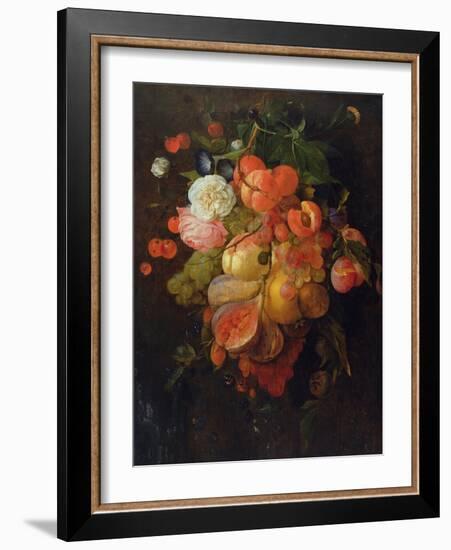 Fruit and Flowers-Jan Davidsz. de Heem-Framed Giclee Print