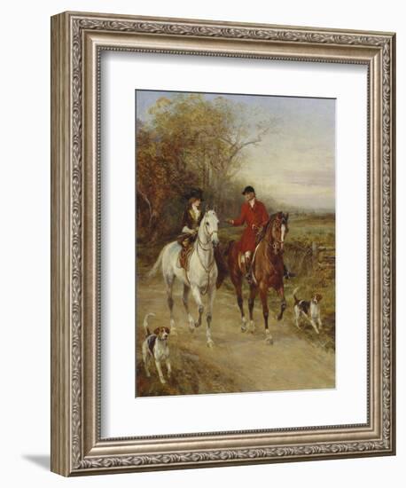 Drawing Cover-Heywood Hardy-Framed Giclee Print