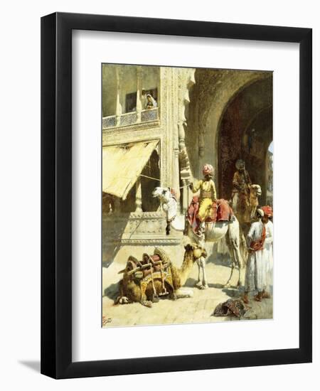 Indian Scene, 1884-89-Edwin Lord Weeks-Framed Giclee Print