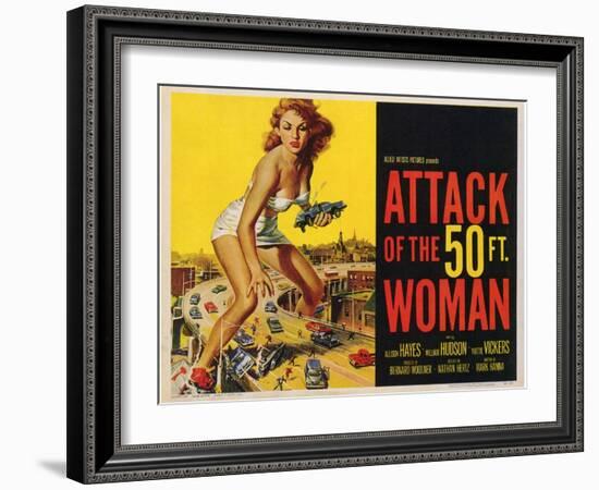 Attack of the 50 Foot Woman, 1958-null-Framed Art Print