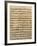 Handwritten Score for Mass in B Minor, BWV 232-Johann Sebastian Bach-Framed Giclee Print