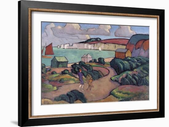 Studland Bay, 1911-Roger Eliot Fry-Framed Giclee Print