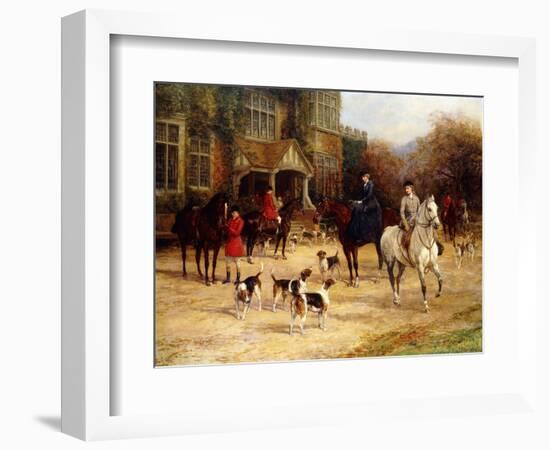 The Meet-Heywood Hardy-Framed Giclee Print