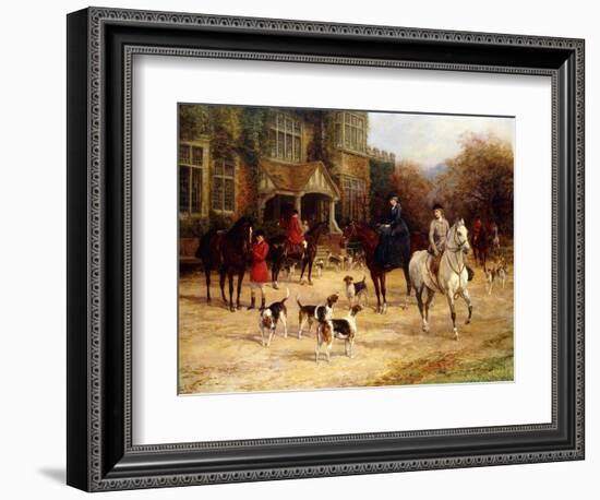 The Meet-Heywood Hardy-Framed Giclee Print