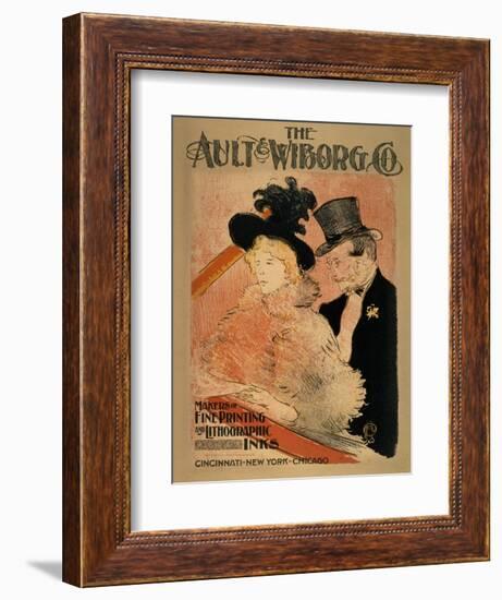 At the Concert, 1896-Henri de Toulouse-Lautrec-Framed Giclee Print