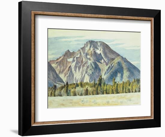 Mount Moran, 1946-Edward Hopper-Framed Giclee Print