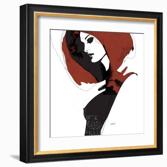 Little Red-Manuel Rebollo-Framed Art Print