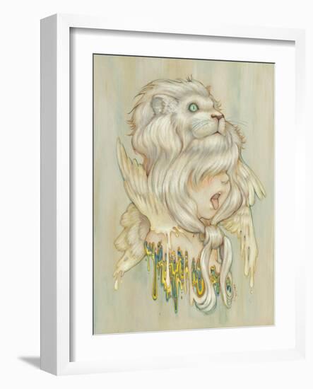 Daniel Lion Roar-Camilla D'Errico-Framed Art Print