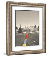 Technicolor Trail-Danielle Kroll-Framed Giclee Print