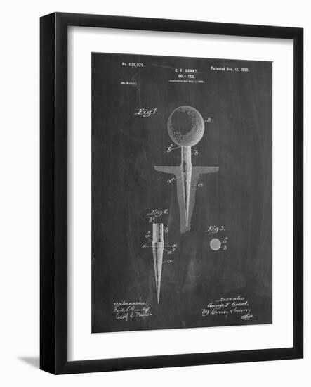 Golf Tee Patent-null-Framed Art Print