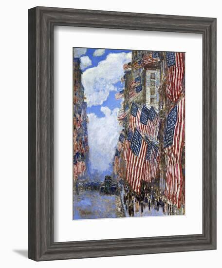 The Fourth of July, 1916-Childe Hassam-Framed Giclee Print