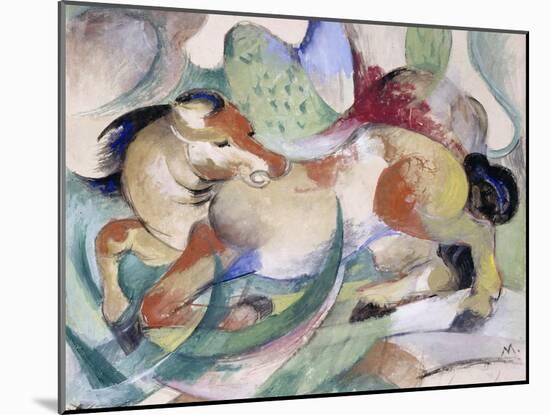 Jumping Horse, 1913-Franz Marc-Mounted Giclee Print