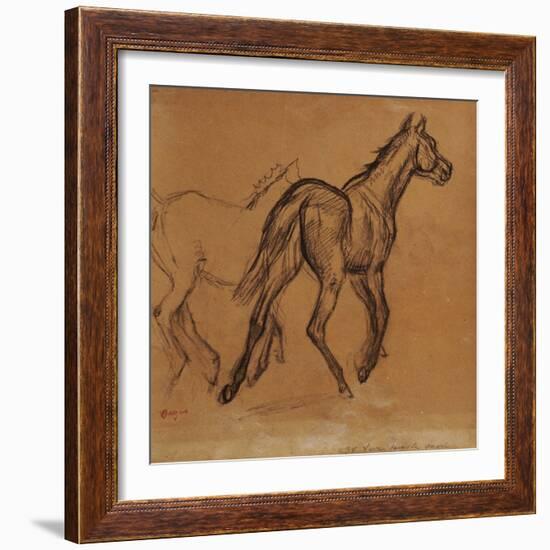 Horses, circa 1882-Edgar Degas-Framed Giclee Print