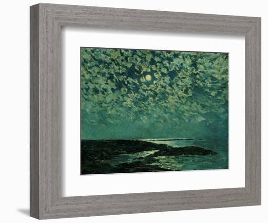 Moonlight, Isle of Shoals, 1892-Childe Hassam-Framed Giclee Print