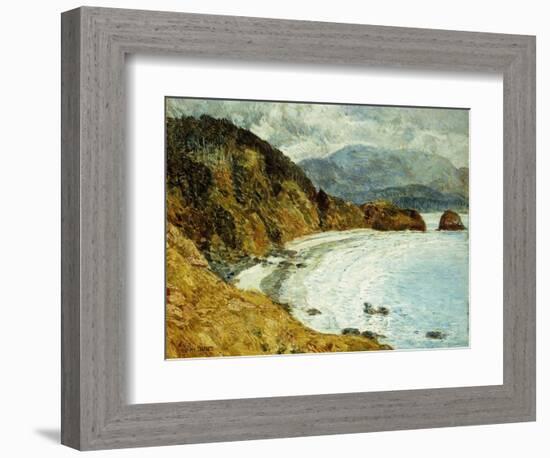 Ecola Beach, Oregon-Childe Hassam-Framed Giclee Print