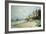 The Beach at Trouville-Claude Monet-Framed Giclee Print