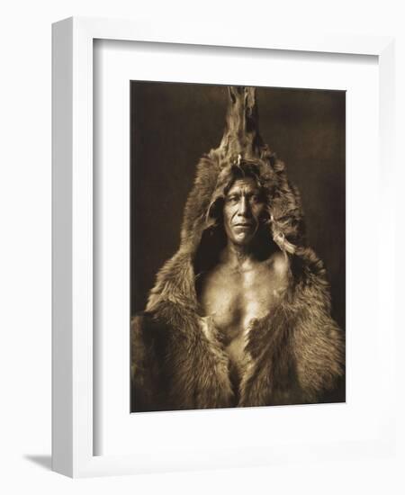 Bear's Belly-Arikara 1908-Edward S. Curtis-Framed Giclee Print