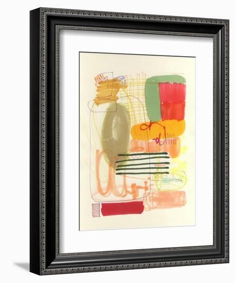 Abstract Drawing 12-Jaime Derringer-Framed Giclee Print