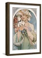 Flower, 1897-Alphonse Mucha-Framed Giclee Print