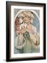 Flower, 1897-Alphonse Mucha-Framed Giclee Print