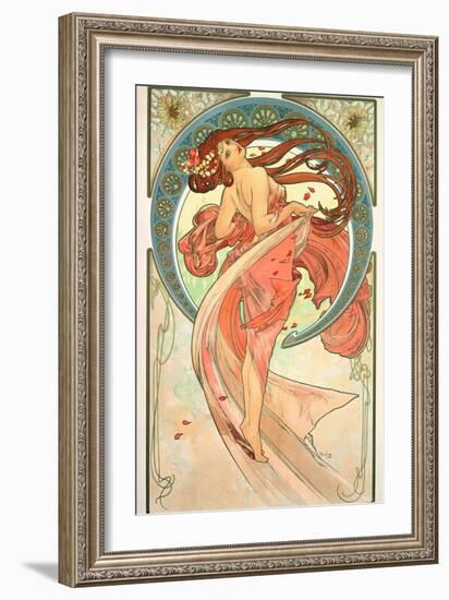 The Arts: Dance, 1898-Alphonse Mucha-Framed Giclee Print