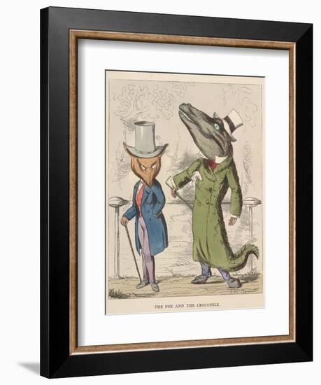 Aesop Fables-C.H. Bennett-Framed Giclee Print