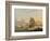 A Ship of the Line Off Plymouth, 1817-Thomas Luny-Framed Giclee Print