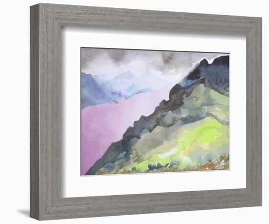 Loch Ness from Glendoe Lodge, 1995-Izabella Godlewska de Aranda-Framed Giclee Print