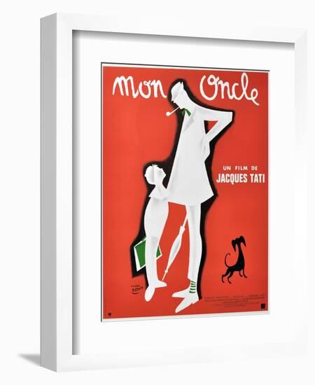 My Uncle, 1958, "Mon Oncle" Directed by Jacques Tati-null-Framed Giclee Print