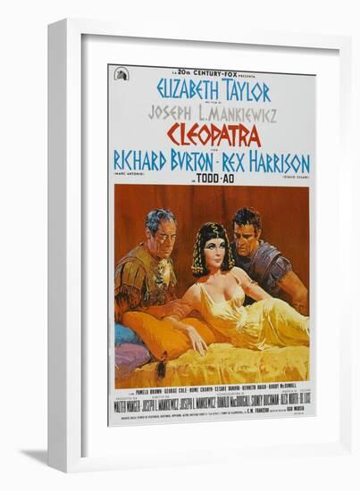 Cleopatra, 1963, Directed by Joseph L. Mankiewicz-null-Framed Giclee Print