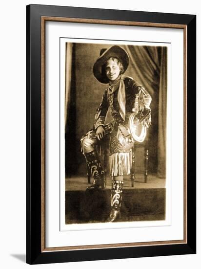 Cowgirl-null-Framed Art Print