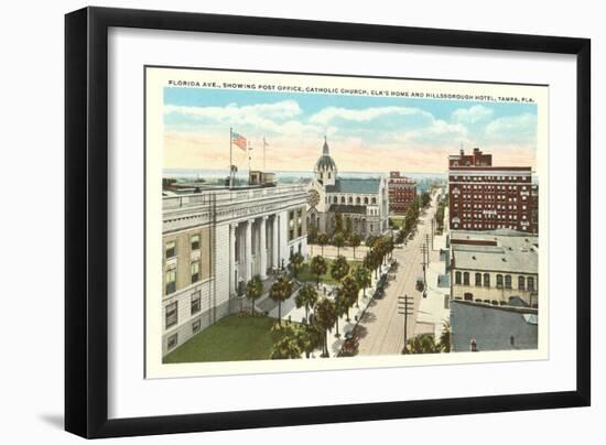 Florida Avenue, Tampaa, Florida-null-Framed Art Print