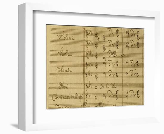 Introduction to the Magic Flute, 1791 Opera by Wolfgang Amadeus Mozart-null-Framed Giclee Print