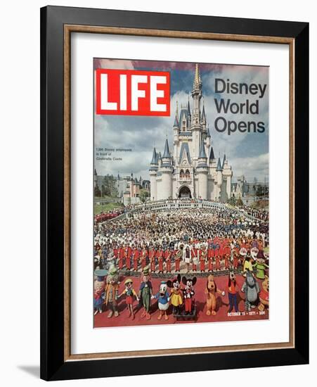 Disney World Opens, October 15, 1971-Yale Joel-Framed Photographic Print