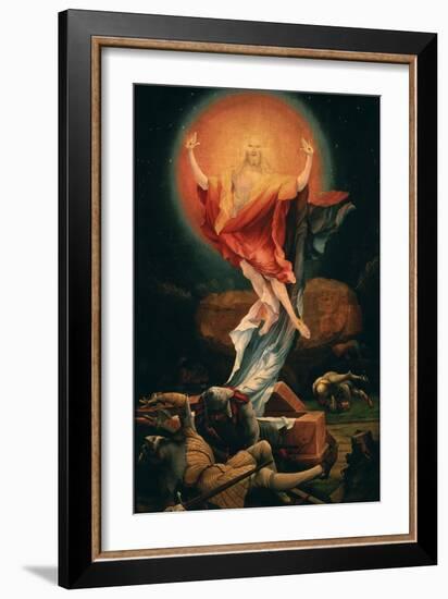 The Resurrection of Christ, from the Isenheim Altarpiece, C.1515 (Detail)-Matthias Grünewald-Framed Giclee Print