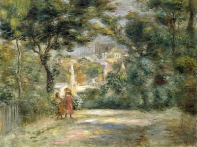 Auguste Renoir - Looking out at the Sacre Coeur 1896