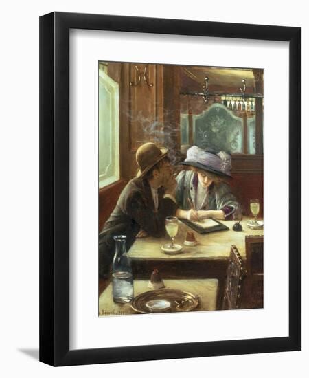 La Lettre, 1908-Jean Béraud-Framed Giclee Print