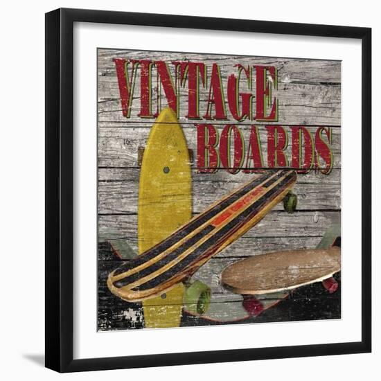 Vintage Boards II-Karen Williams-Framed Giclee Print